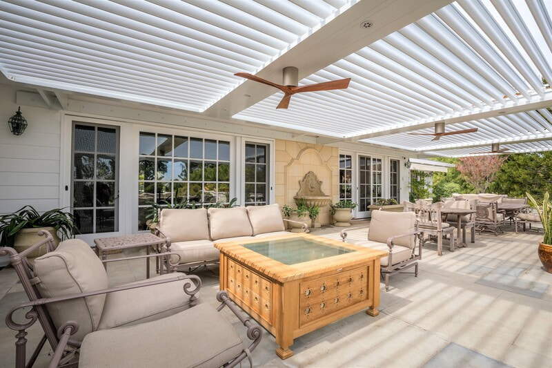 louvered roof 